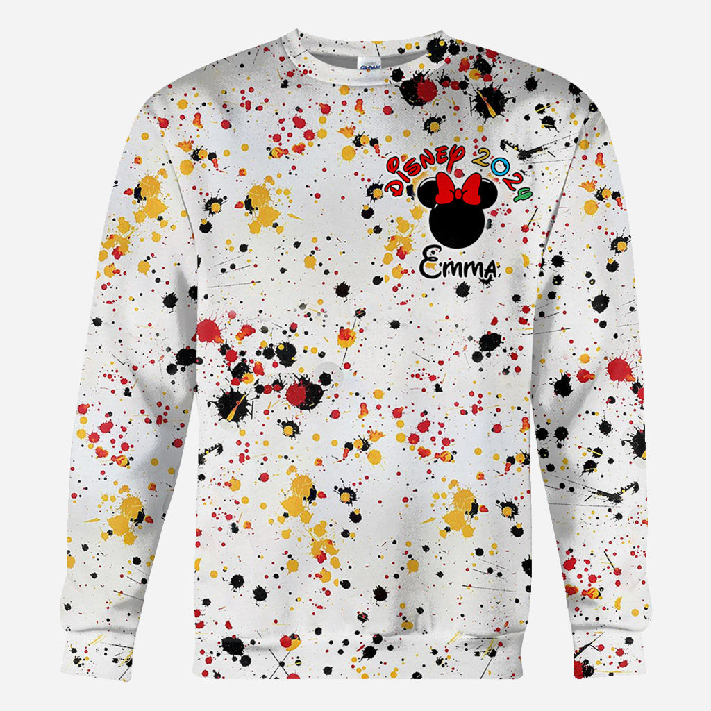 Family Vacation - Personalized Mouse All Over Shirt