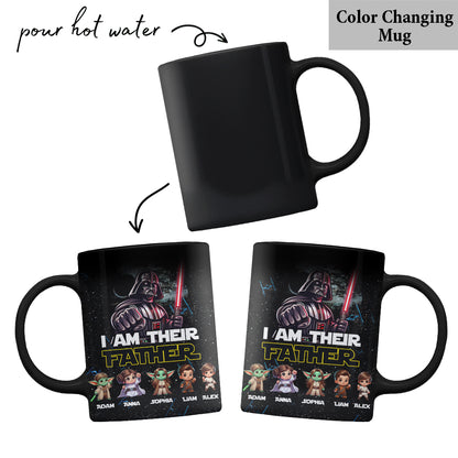 I'm Their Father Fist Bump - Personalized The Force Mug