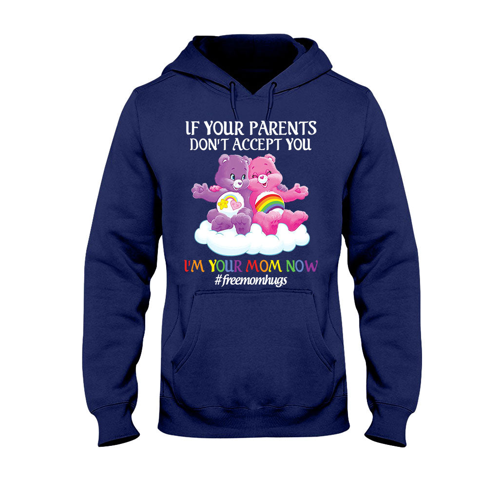 Free Mom Hugs - LGBT Support T-shirt And Hoodie