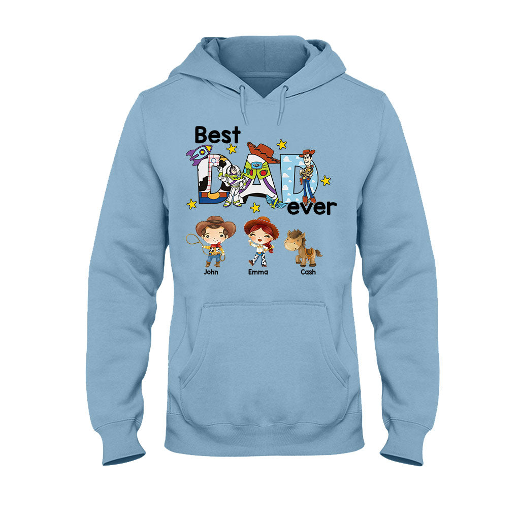 Best Dad Ever - Personalized Father T-shirt And Hoodie