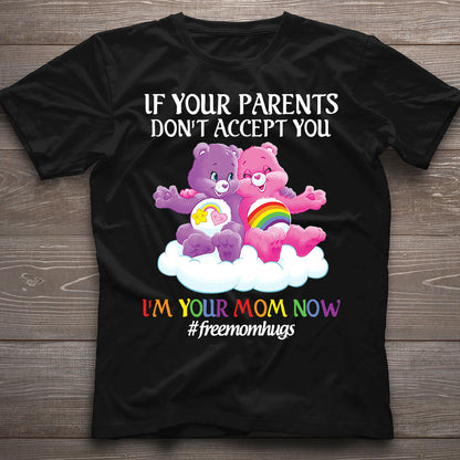 Free Mom Hugs - LGBT Support T-shirt And Hoodie