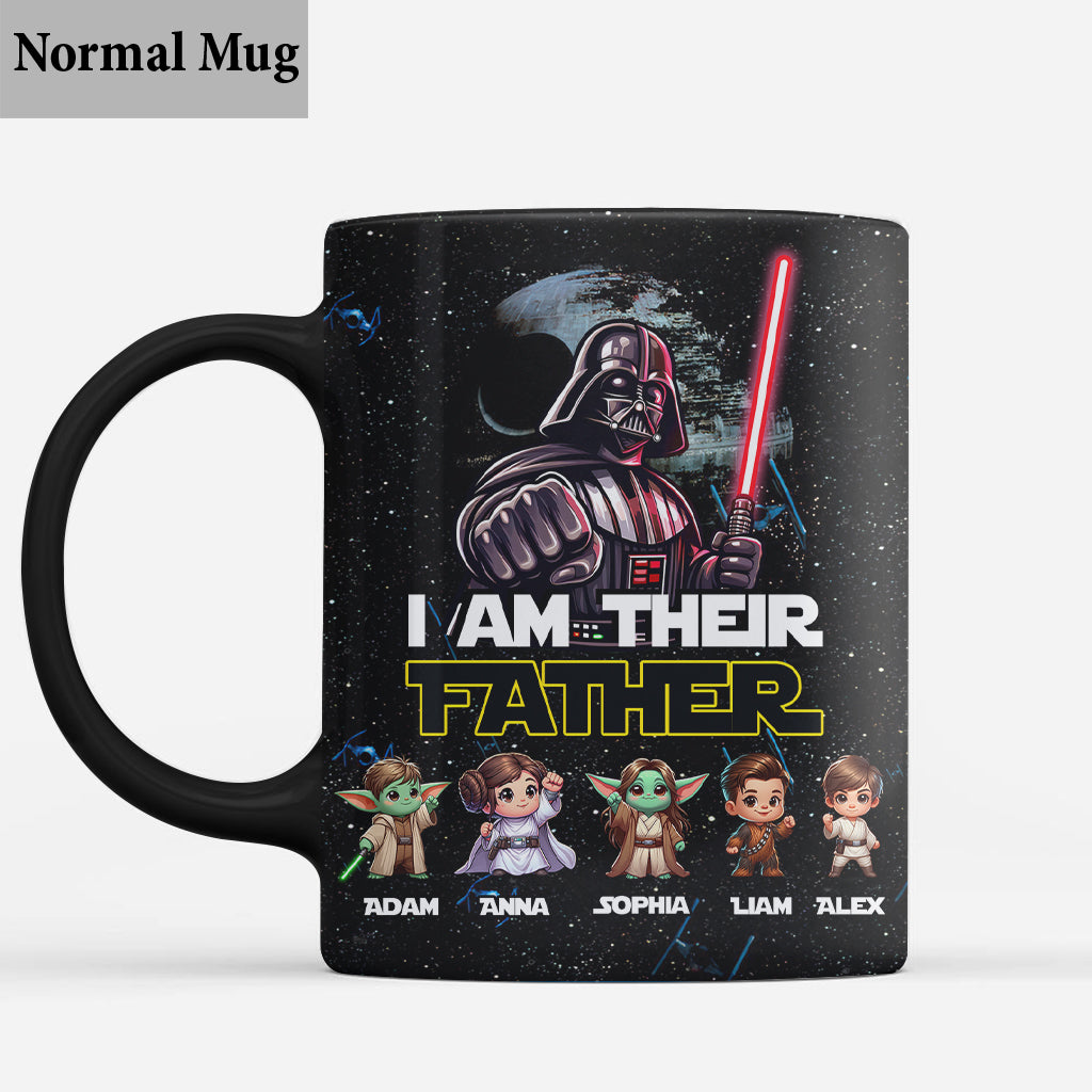 I'm Their Father Fist Bump - Personalized The Force Mug