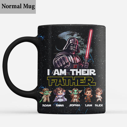 I'm Their Father Fist Bump - Personalized The Force Mug
