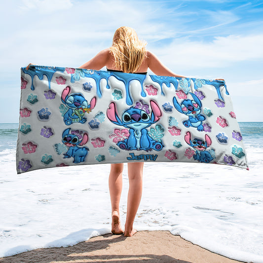 Hawai Summer - Personalized Ohana Beach Towel