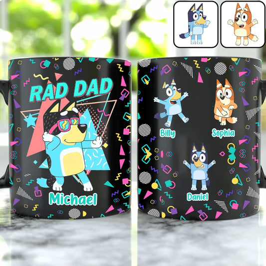 Rad Dad - Personalized Father Mug