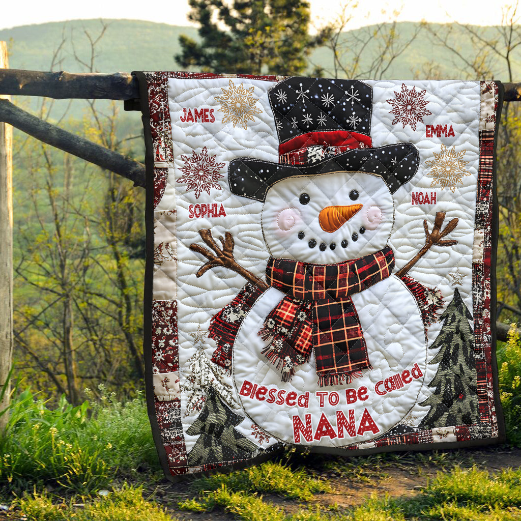 Nana Grandma Gigi - Personalized Grandma Quilt