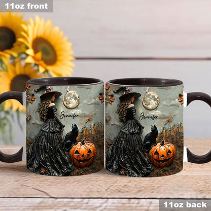 Beautiful Witch - Personalized Witch Accent Mug