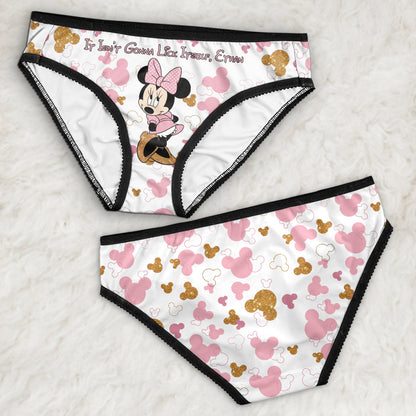 It Isn't Gonna Lick Itself - Personalized Mouse Lace Border Women Briefs