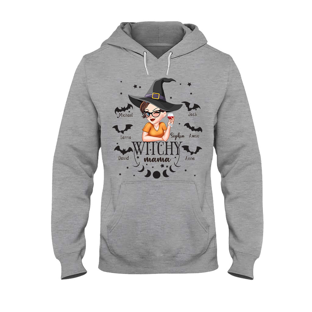Witchy Mama Grandma - Personalized Witch T-shirt And Hoodie