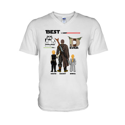 Best Dad Ever - Personalized Father T-shirt And Hoodie