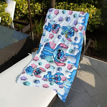 Hawai Summer - Personalized Ohana Beach Towel