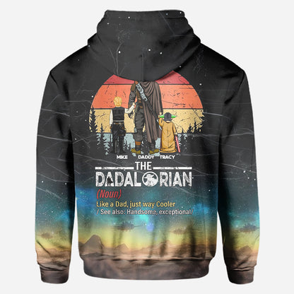 Best Dad In The Galaxy - Personalized The Force All Over Shirt