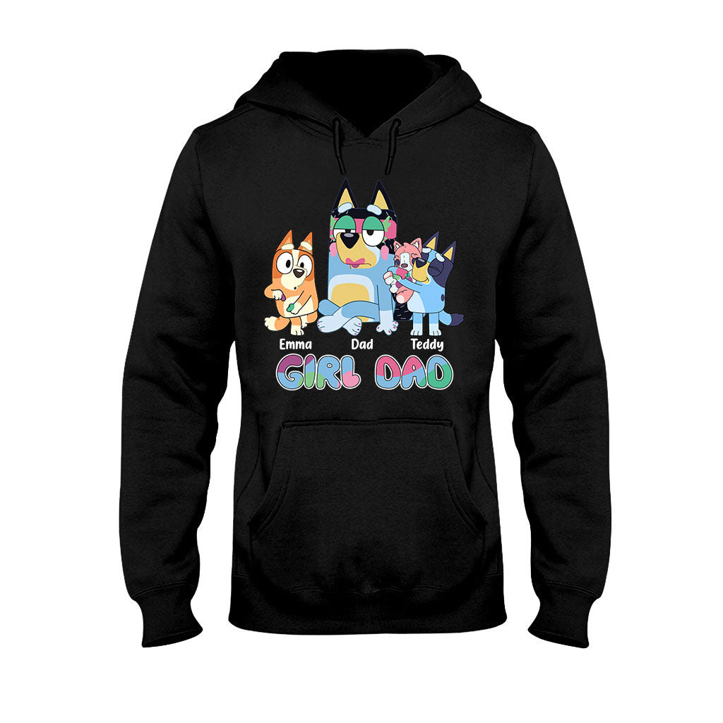 Girl Dad - Personalized Father T-shirt And Hoodie