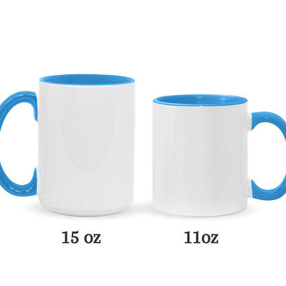 You, Me & The Sea - Personalized Couple Accent Mug