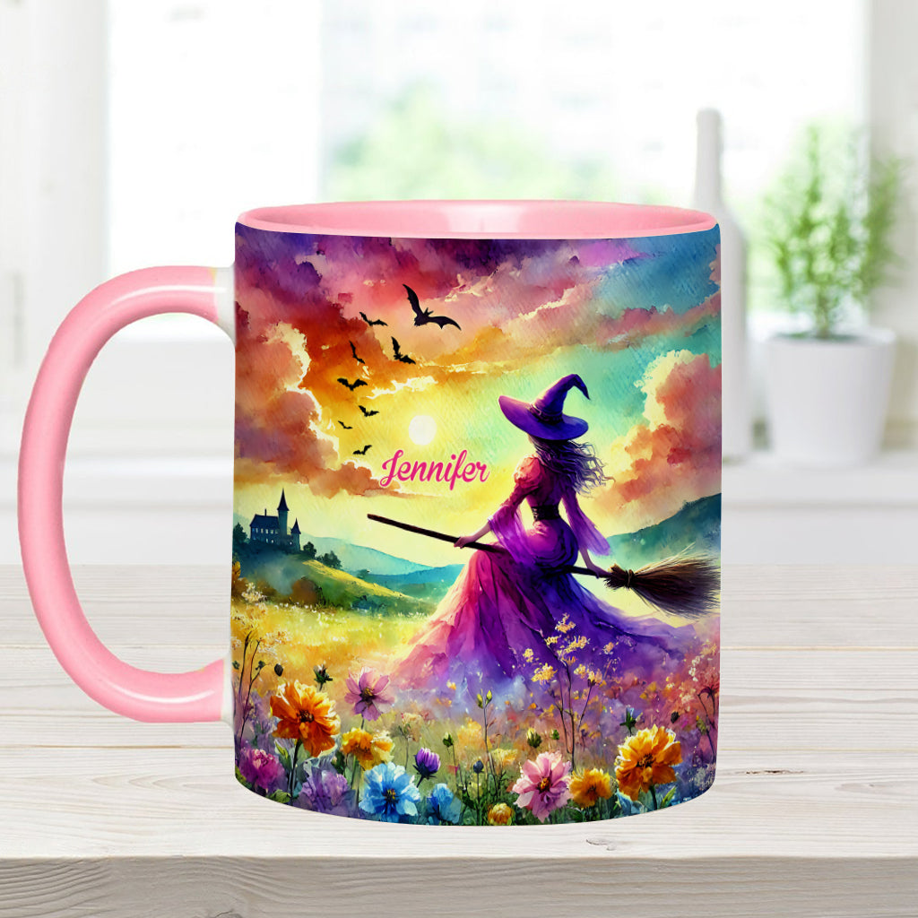 Beautiful Witch - Personalized Witch Accent Mug