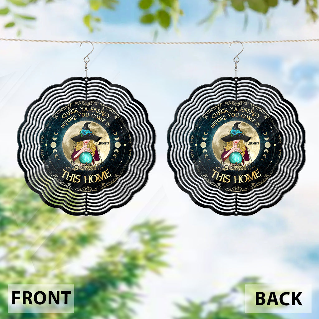 Smoke Of Air And Fire And Earth - Personalized Witch Wind Spinner