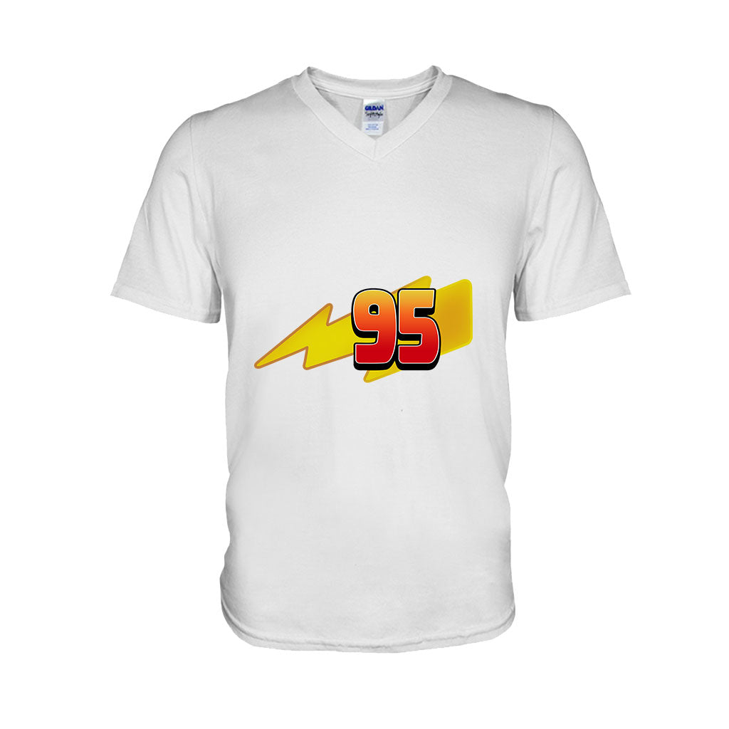 Retro Mcqueen 95 Cars T-shirt And Hoodie