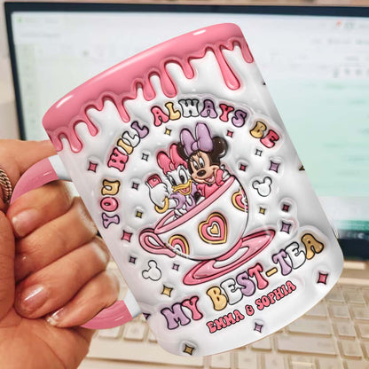 You Will Always Be My Best-Tea - Personalized Bestie Accent Mug