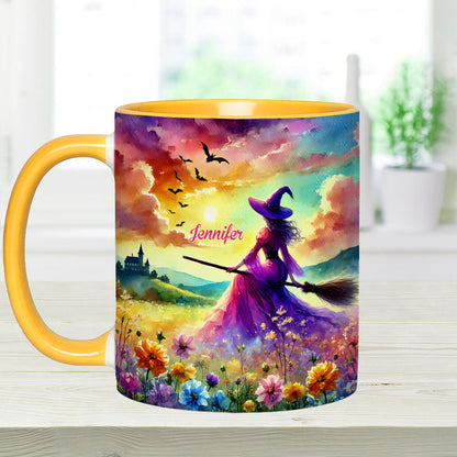Beautiful Witch - Personalized Witch Accent Mug