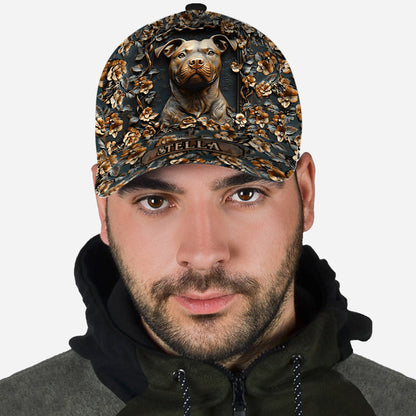 Strong Pitbull - Personalized Dog Classic Cap