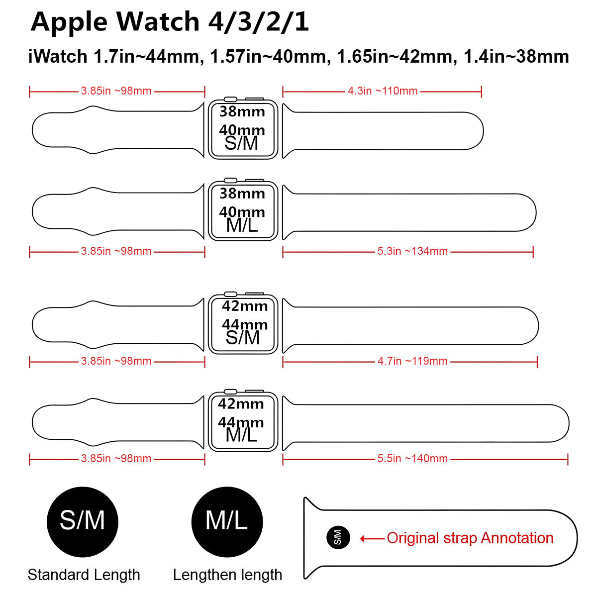 Puffy Mouse Ears - Personalized Mouse Apple Watch Band