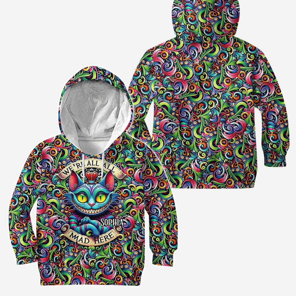 We're All Mad Here - Personalized Mouse Hoodie and Leggings