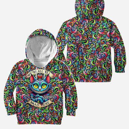 We're All Mad Here - Personalized Mouse Hoodie and Leggings