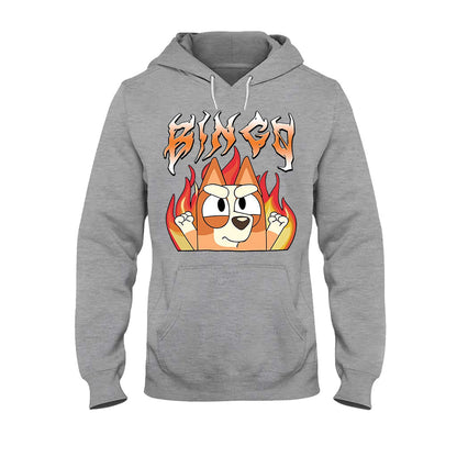 Fire Metal Rock - Mouse T-shirt And Hoodie