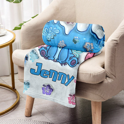 Ohana Means Family - Personalized Ohana Blanket