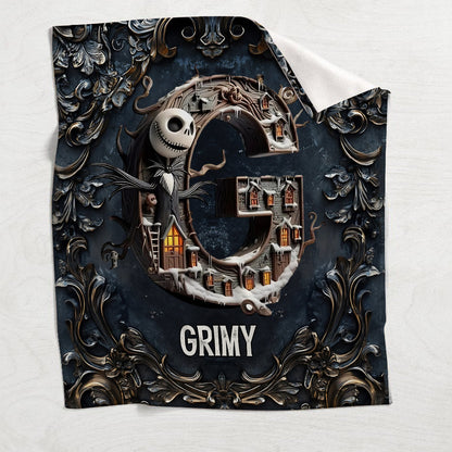 Nightmare Before Christmas - Personalized Nightmare Blanket