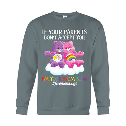 Free Mom Hugs - LGBT Support T-shirt And Hoodie