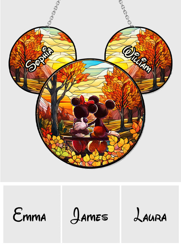You And Me We Got This - Personalized Mouse Window Hanging Suncatcher Ornament