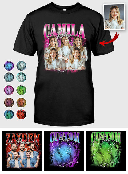 Custom Text And Photos - gift for anyone - Personalized T-shirt And Hoodie
