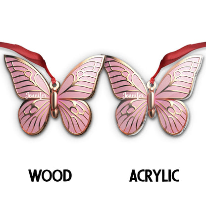 Love Butterflies - Personalized Butterfly Ornament