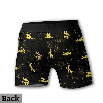 Jedi In The Street Sith In The Sheet - Personalized The Force Men’s Boxer Briefs