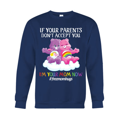 Free Mom Hugs - LGBT Support T-shirt And Hoodie