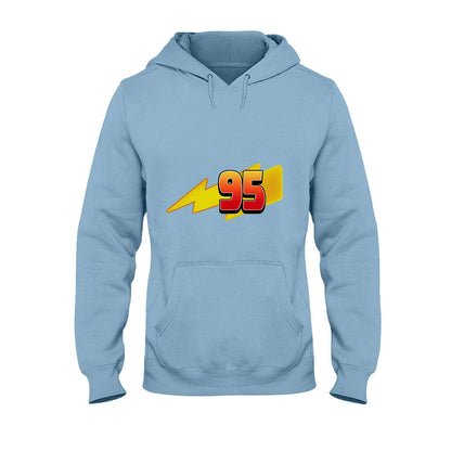 Retro Mcqueen 95 Cars T-shirt And Hoodie
