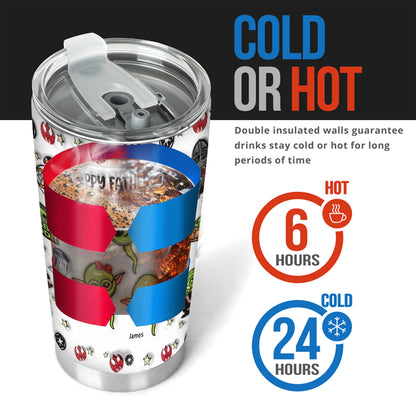 Chillin' In Your Ball Funny - Personalized The Force Tumbler