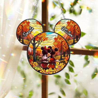 You And Me We Got This - Personalized Mouse Window Hanging Suncatcher Ornament