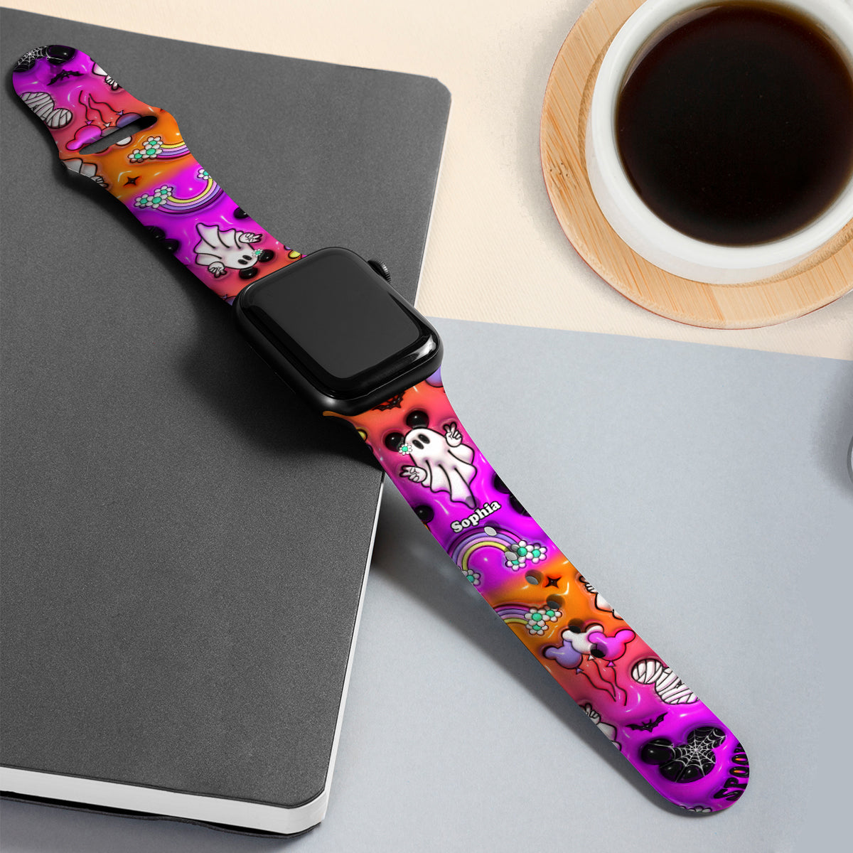 Halloween Spooky Mouse - Personalized Mouse Apple Watch Band