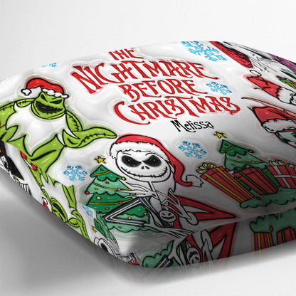 The Nightmare Before Christmas - Personalized Nightmare Throw Pillow