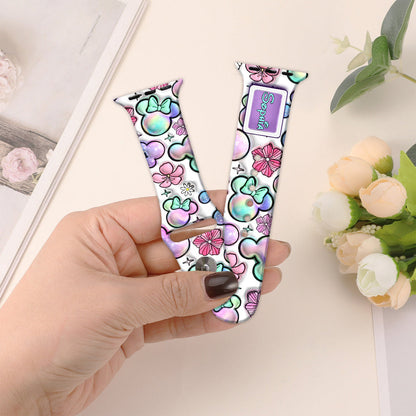 Puffy Mouse Ears - Personalized Mouse Apple Watch Band