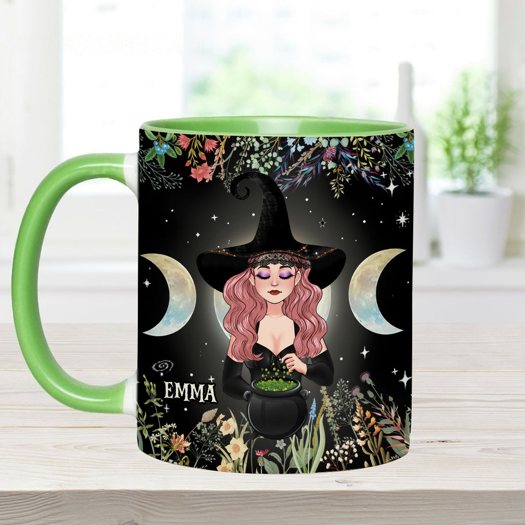 In A World Full of Princesses Be A Witch - Personalized Witch Accent Mug