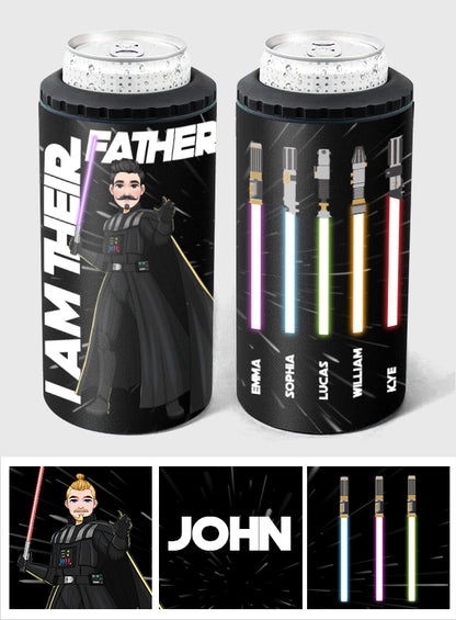 I Am Their Father - Personalized Father Can Cooler