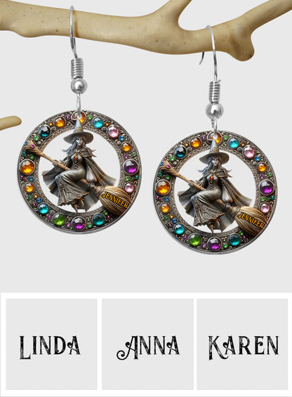 Beautiful Witch - Personalized Witch Earrings