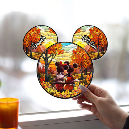 You And Me We Got This - Personalized Mouse Window Hanging Suncatcher Ornament