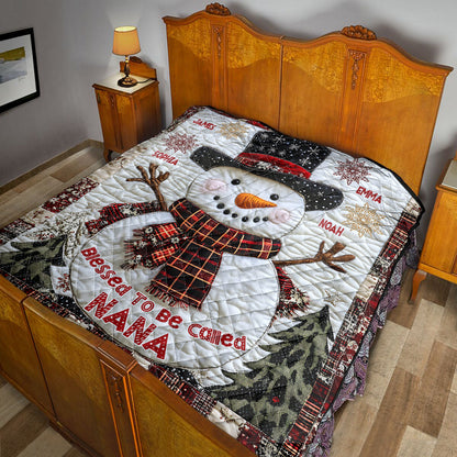 Nana Grandma Gigi - Personalized Grandma Quilt