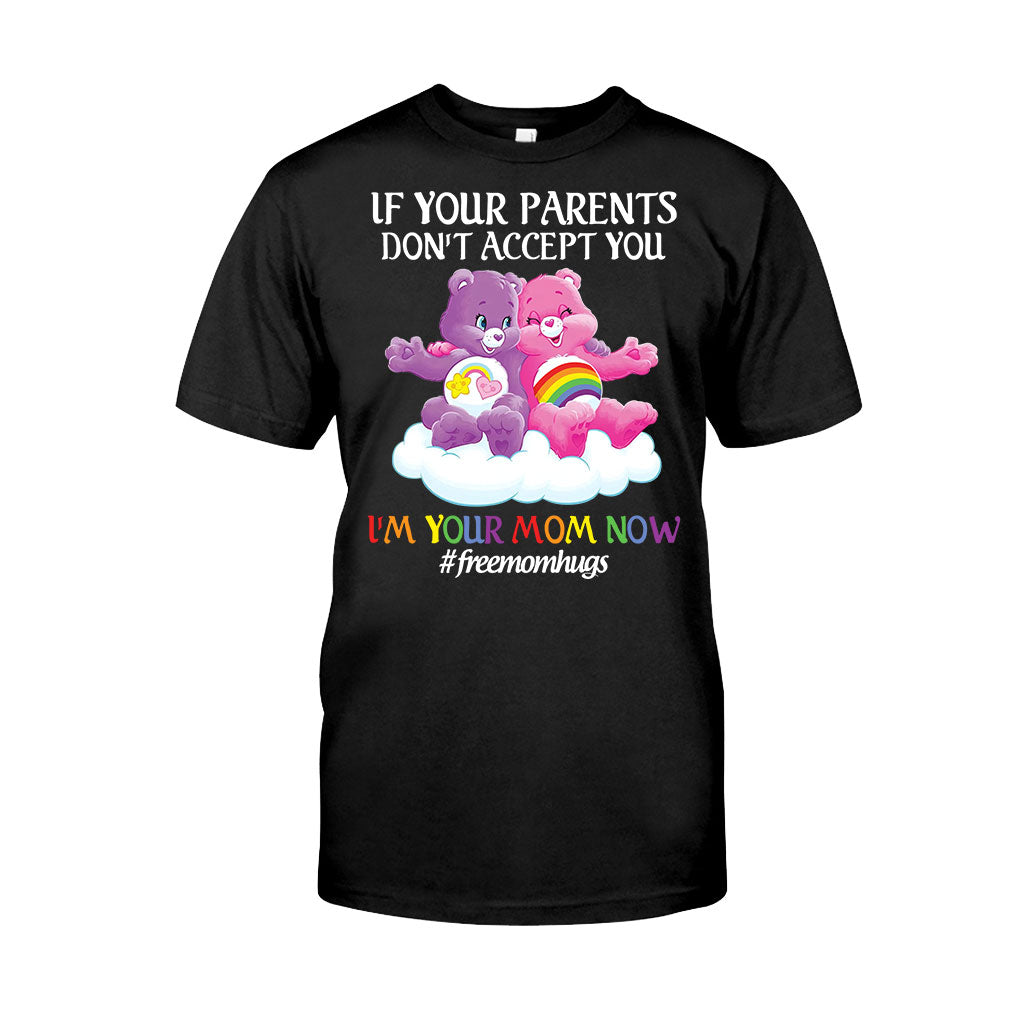 Free Mom Hugs - LGBT Support T-shirt And Hoodie