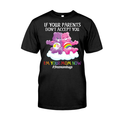 Free Mom Hugs - LGBT Support T-shirt And Hoodie
