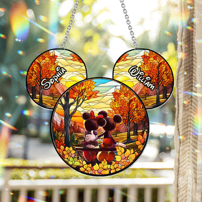 You And Me We Got This - Personalized Mouse Window Hanging Suncatcher Ornament